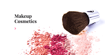 Banner: makeup cosmetics