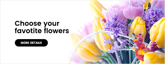 Banner: choose your favorite flowers