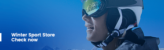 Banner: winter sport store