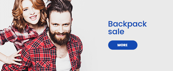 Banner: backpack sale