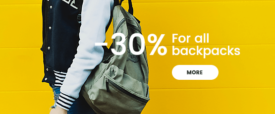 Banner: backpack sale