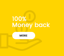 Banner: 100% money-back guarantee