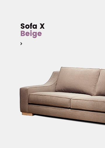 Banner: Sofa X beige