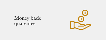 Banner: money back guarantee