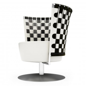 Checkered armchair
